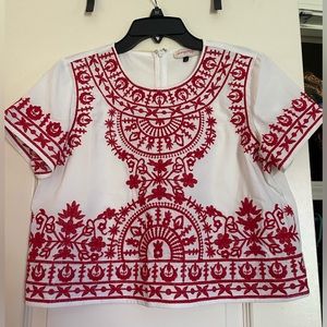 Red & White Two Piece Set